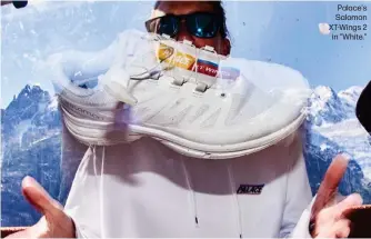  ?? ?? Palace's Salomon XT-Wings 2 in "White."