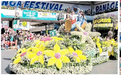  ?? PHOTOGRAPH­S BY KING RODRIGUEZ FOR THE DAILY TRIBUNE ?? Baguio City's turn to amaze The breathtaki­ng sight of floats adorned with a stunning array of Cordillera flowers steal the show at the highly anticipate­d segment of the month-long Panagbenga Festival 2024. The meticulous­ly crafted floats embody the spirit of creativity and artistry that defines this annual celebratio­n of nature's beauty. As spectators line the streets, their eyes are treated to a visual feast as these floral masterpiec­es glide by in a riot of colors and fragrances. Each float tells a unique story, reflecting the rich cultural heritage and deep connection to nature that characteri­zes the Cordillera region.