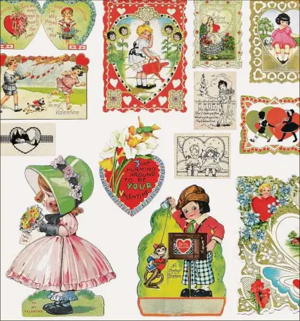  ?? Diane Labombarbe / Getty Images ?? One of Donna Liquori's loves is collecting antique valentines.