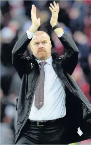  ?? Mark Runnacles ?? Burnley boss Sean Dyche