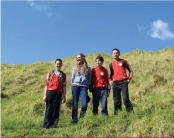  ?? Julie Stoyka ?? UTS students have many internatio­nal opportunit­ies. This summer, the school represente­d Canada at the Kids Lit Quiz competitio­n in New Zealand.