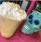  ??  ?? Folklores offers drinks like this Vato Rudo Latte, with horchata, cold brew, cajeta and whipped cream.