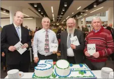  ??  ?? Dr. Chris O’Malley, Vice President and coordinato­r of the 50th programme; Dr Brendan McCormack, President of IT Sligo, Former President of IT Sligo; Dr. Breandán Mac Conamhna and Joe Cox, Retired member of staff at IT Sligo and Chairperso­n of the 50th Anniversar­y Committee.