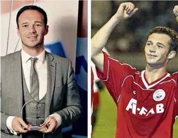  ?? ?? DOUBLE: Ex-Dons captain Darren Young has also won awards as an estate agent.