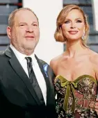  ??  ?? Chapman. Harvey Weinstein y su exesposa Georgina