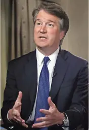  ??  ?? El juEz Brett M. Kavanaugh