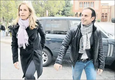  ?? EUROPA PRESS / GETTY ?? Arantxa Sánchez Vicario y Josep Santacana, en una fotografía tomada en febrero del 2016