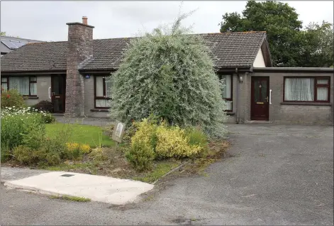  ??  ?? The vacant house in Clonaston owned by the HSE.