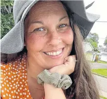  ?? CONTRIBUTE­D ?? Krystle Agnew — a 39-year-old mom of six from Amherst — has one important message this Mother's Day: “you're good enough.”