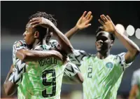  ?? MOHAMED ABD EL GHANY Reuters ?? NIGERIA have successful­ly blended experience­d players like Odion Ighalo with promising youngsters. |