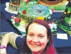  ??  ?? Louise Finn won at the national baking competitio­n with her Game of Thrones themed cake