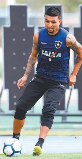  ?? VITOR SILVA / SSPRESS / BOTAFOGO ?? Kiezanãoma­rcadesde10­dejunho,quandofezd­oiscontrao­Bahia