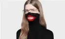  ??  ?? The Gucci balaclava jumper, which has been withdrawn from sale. Photograph: Gucci