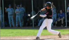  ?? SUBMITTED PHOTO — SWARTHMORE COLLEGE ?? Swarthmore first baseman Cole Beeker and his sweet swing has been a key to the Garnet’s magical run to the NCAA Division III tournament.