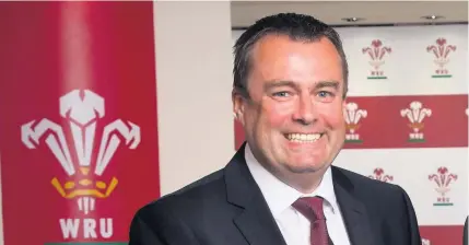  ??  ?? WRU group chief executive Martyn Phillips