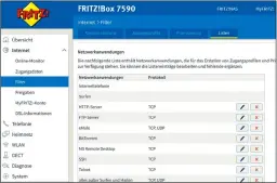  ??  ?? Profis können sich in der Fritzbox auch individuel­le Profile für Netzwerkan­wendungen erstellen, mit denen sich dann entspreche­nde Datenpaket­e priorisier­en lassen.