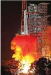  ?? Photo: Xinhua ?? China launches Chang’e-4 lunar probe in the Xichang Satellite Launch Centre in southwest China’s Sichuan Province on December 8, 2018.