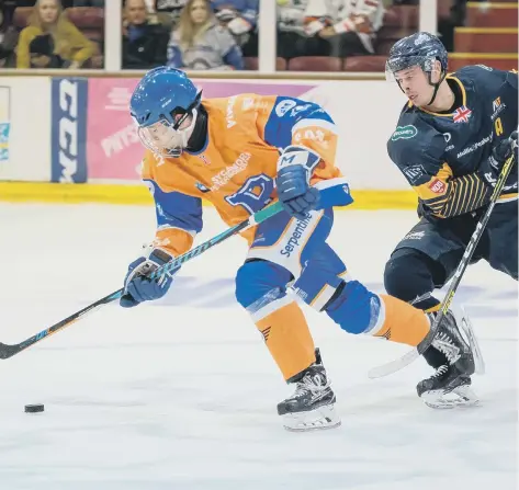  ?? PICTURES: TOM SCOTT ?? Ross Clark steps past the Raiders defence as Phantoms bounced back from defeat at Swindon. Photo: Tom Scott.