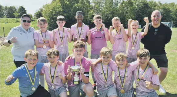  ?? ?? Under 12 Junior Alliance Hereward Cup winners Malborne. Photo’ David Lowndes