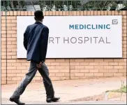  ?? PHOTO: OUPA MOKOENA/AFRICAN NEWS AGENCY (ANA) ?? Big strides for Mediclinic Heart Hospital. The group has just named its new chief executive.