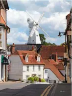  ?? ?? Sails for sale: the Union Windmill in the heart of Cranbrook in Kent