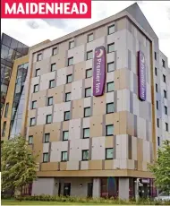  ??  ?? MAIDENHEAD Concerns: A Premier Inn in Maidenhead