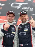  ?? Photos: Jakob Ebrey, FIA, EDP Photos ?? Howard (r) has two British titles