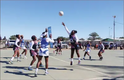  ?? Photo: Nampa ?? Looming battles…Action in the MTC NNPL will continue this weekend with games being played at the United netball courts and the Ogongo Unam Campus netball courts.