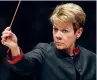  ??  ?? Sul podio La direttrice Marin Alsop