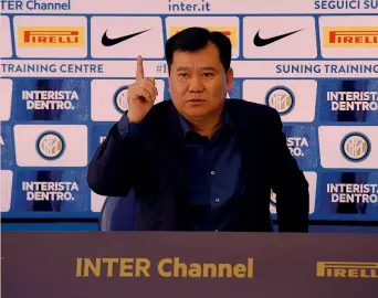  ??  ?? Zhang Jindong, 55 anni, ad Appiano Gentile: nel giugno 2016 è diventato il proprietar­io dell’Inter GETTY