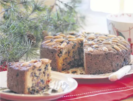  ?? CONTRIBUTE­D ?? Birkinshaw’s Tea Room in Amherst makes and sells fruitcakes across Canada. Owner Adrian Bligh says he has been making traditiona­l Christmas cakes and other fruit cakes like the Welsh Bara Brith since childhood.