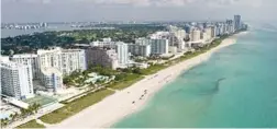  ?? ISTOCK ?? Las playas de Miami, EEUU.