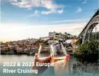  ?? ?? 2022 & 2023 Europe River Cruising