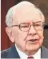  ??  ?? Warren Buffett