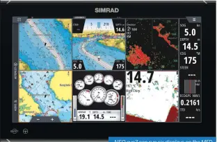  ??  ?? NSO evo3 can run six displays on the MFD.