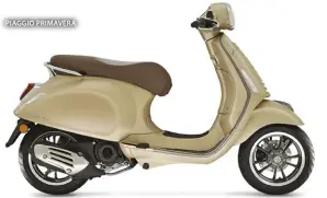  ??  ?? Piaggio Primavera