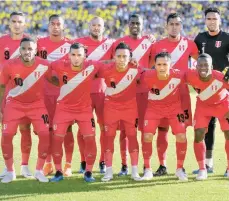  ?? EFE ?? Muchos creen que la selección de Perú, en su retorno a Mundiales, puede ser una revelación.