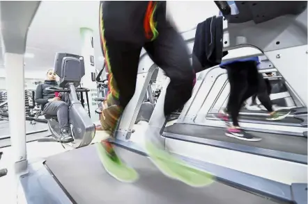  ??  ?? Data released by the US National Electronic Injury Surveillan­ce System on workout-related emergency room visits from 2016 found that treadmills topped the list of gym equipment most likely to result in injury. — Reuters