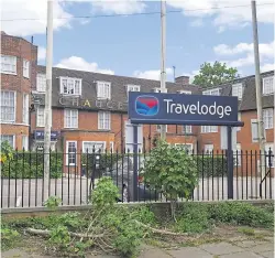  ??  ?? 57 rough sleepers have been put up in the Travelodge in Ivy Lane, Canterbury