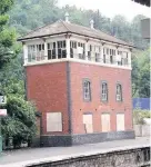  ?? Paul Fosh Auctions ?? The former railway signal box at Torre Station in south Devon