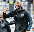  ??  ?? Strain: Thierry Henry said being unable to see his children for a year was behind his decision