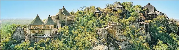  ?? Picture: SUPPLIED ?? ON HIGH: An aerial picture of Richard Branson’s Rock Lodge.