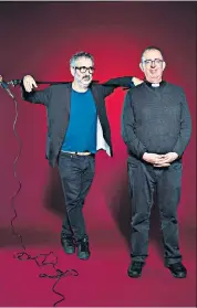  ??  ?? Say your prayers: can the Reverend Richard Coles learn stand up?