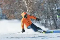  ?? PROVIDED TO CHINA DAILY ?? Members of the emergency medical team at Beijing 2022’s Yanqing competitio­n zone are all skilled skiers.