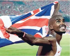  ??  ?? Britain’s Mo Farah