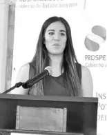  ??  ?? ALEJANDRA JIMÉNEZ, refuerzo de Acereras de SLP.