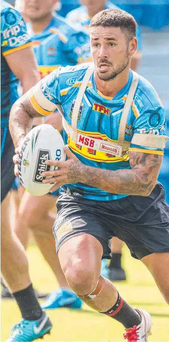  ?? Picture: GOLD COAST TITANS ?? Hooker Nathan Peats will play in the Warriors trial on Saturday.