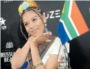  ?? Picture: OUPA BOPAPE/GALLO IMAGES ?? INTERNATIO­NAL RECOGNITIO­N: Sho Madjozi has bagged a BET nomination