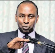  ?? PHOTO: SIMPHIWE MBOKAZI ?? Minerals resources Minister Mosebenzi Zwane. He plans to galvanise support for the new mining charter.