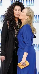  ??  ?? Super troupers: Cher and Streep